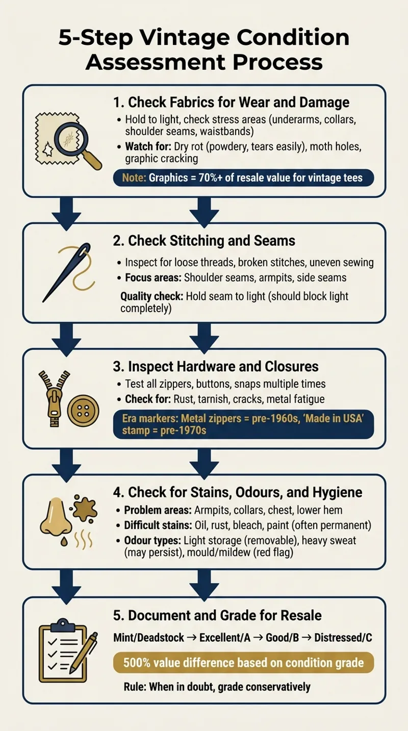 5-Step Vintage Condition Assessment Process for Resellers