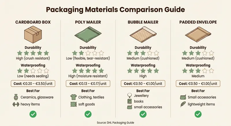 Packaging Materials Comparison Guide for Vintage Resellers