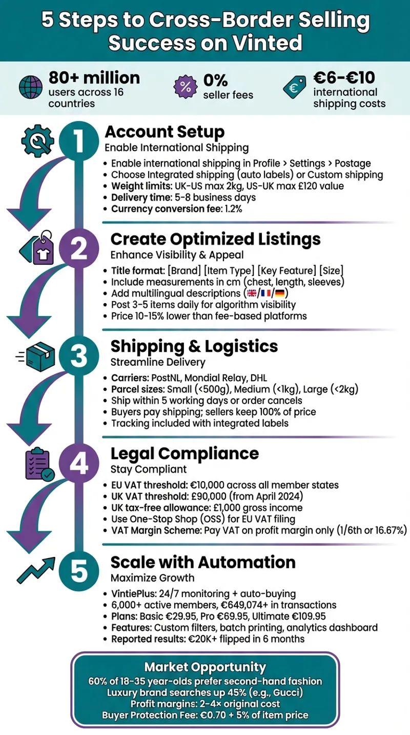 5-Step Guide to Cross-Border Selling on Vinted