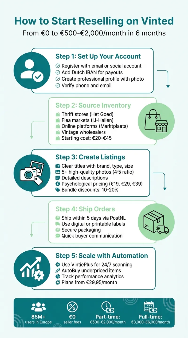 5 Steps to Start Reselling on Vinted in the Netherlands