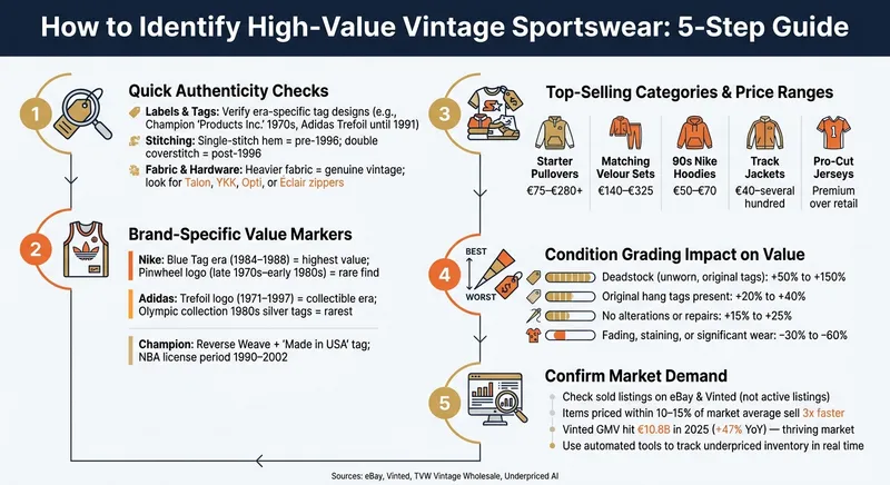 How to Identify High-Value Vintage Sportswear: 5-Step Authentication Guide