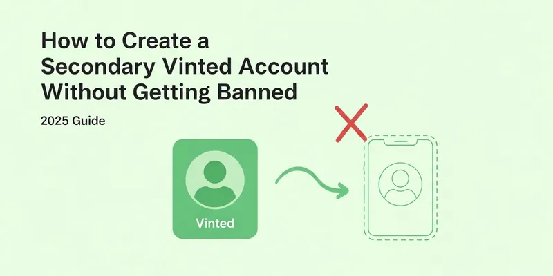 How to Create a Secondary Vinted Account Without Getting Banned: Complete 2025 Guide