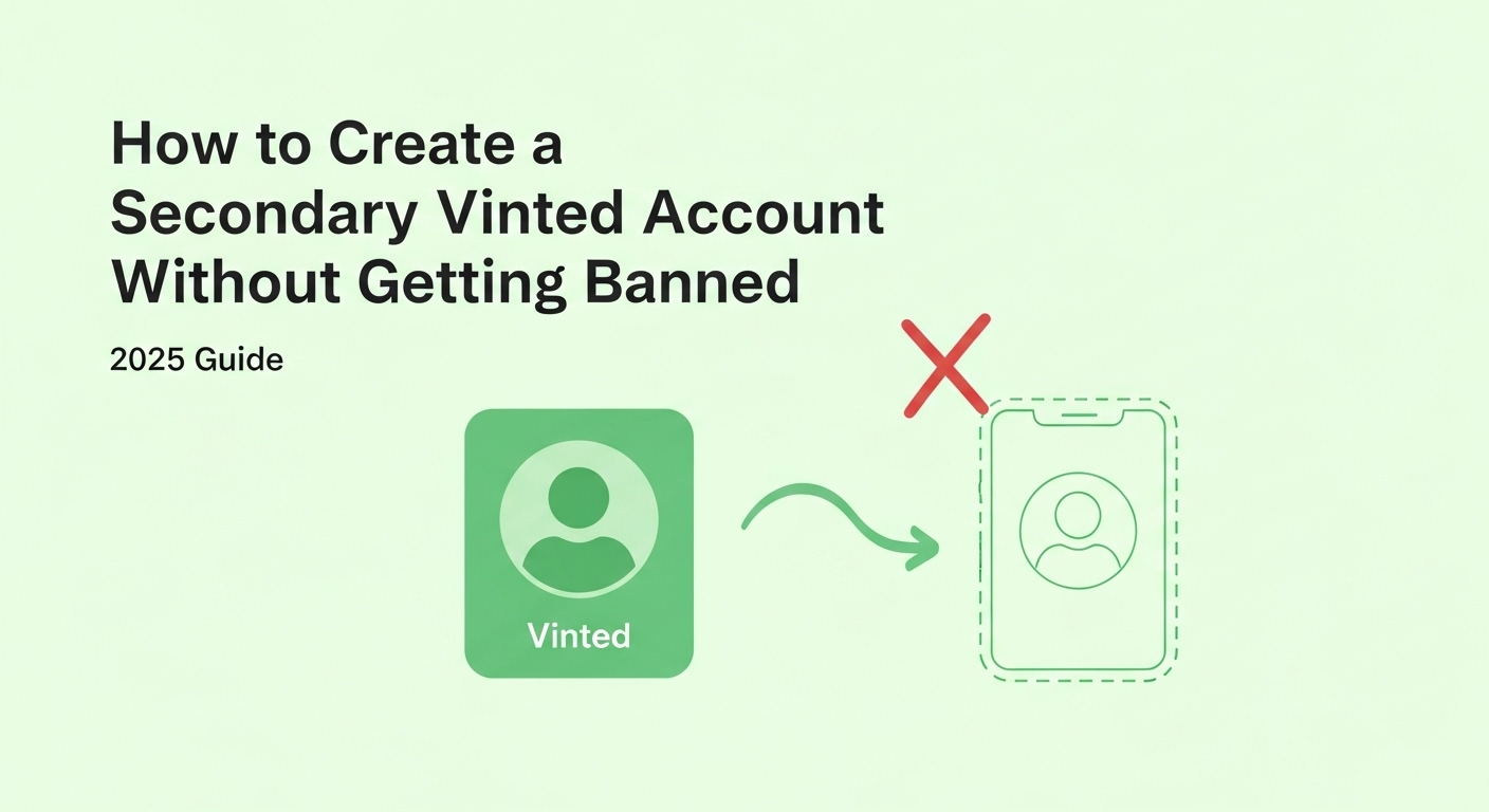 How to Create a Secondary Vinted Account Without Getting Banned: Complete 2025 Guide