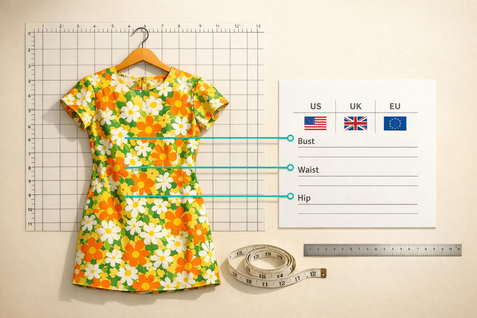 Vintage Clothing Size Converter