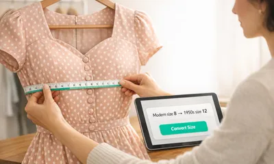 Vintage Fashion Sizing Guide Generator