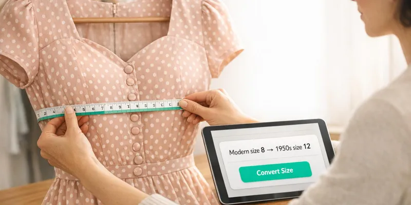 Vintage Fashion Sizing Guide Generator
