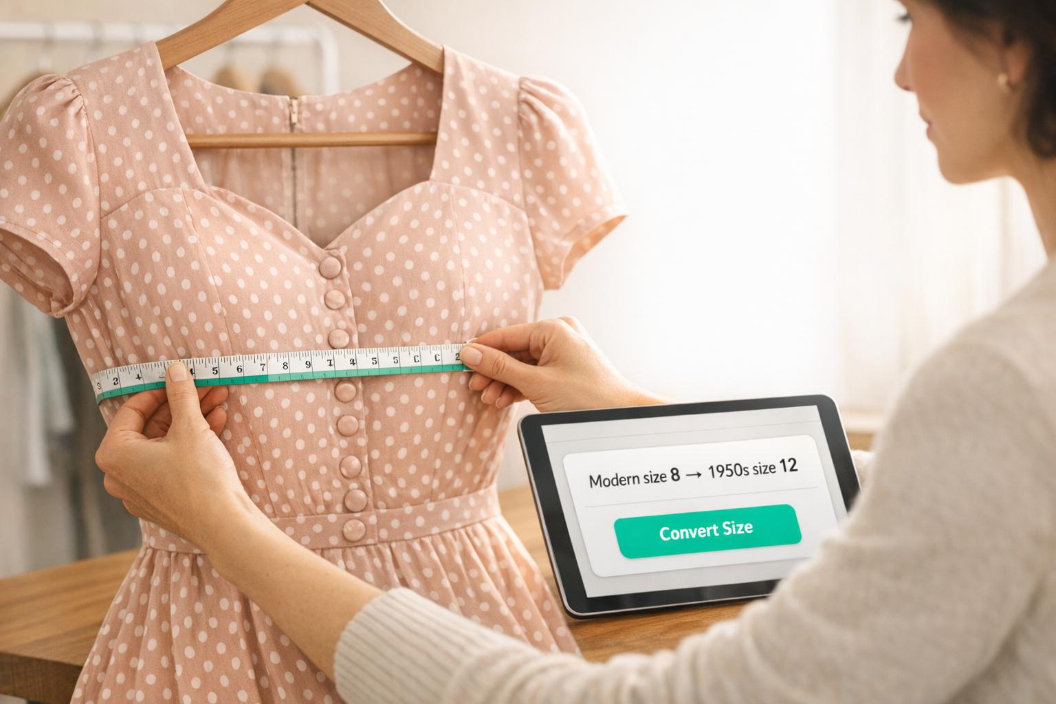 Vintage Fashion Sizing Guide Generator