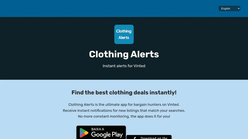 Clothing Alerts App
